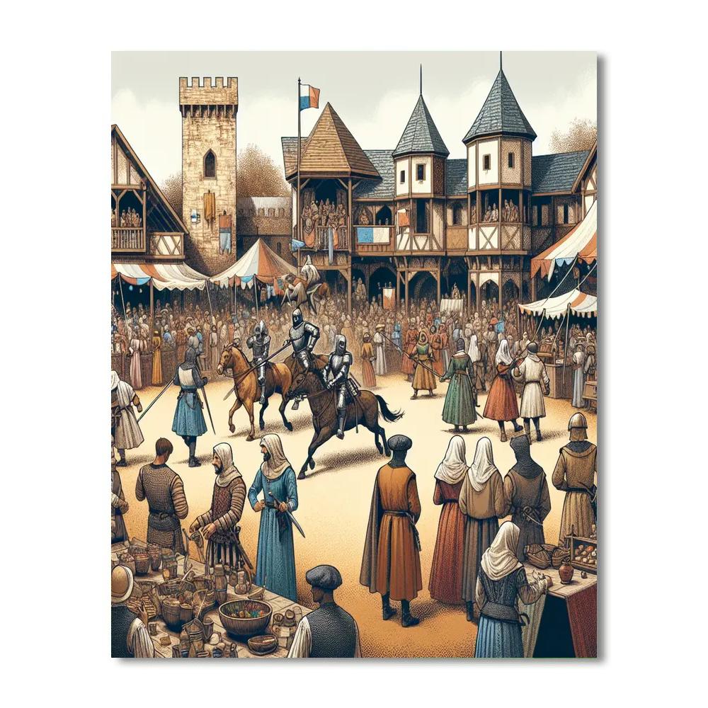 The Texas Renaissance Festival - United States Number Painting