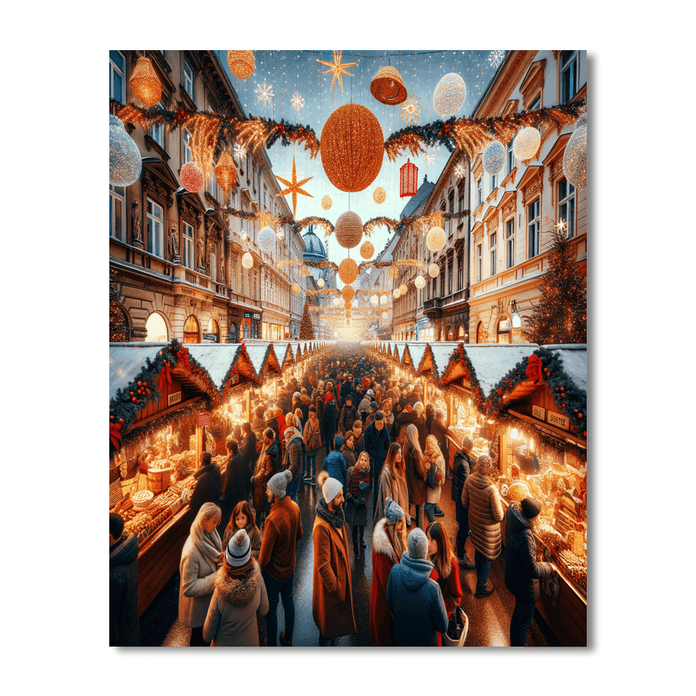 Zagreb Advent - Croatia Paint By Number