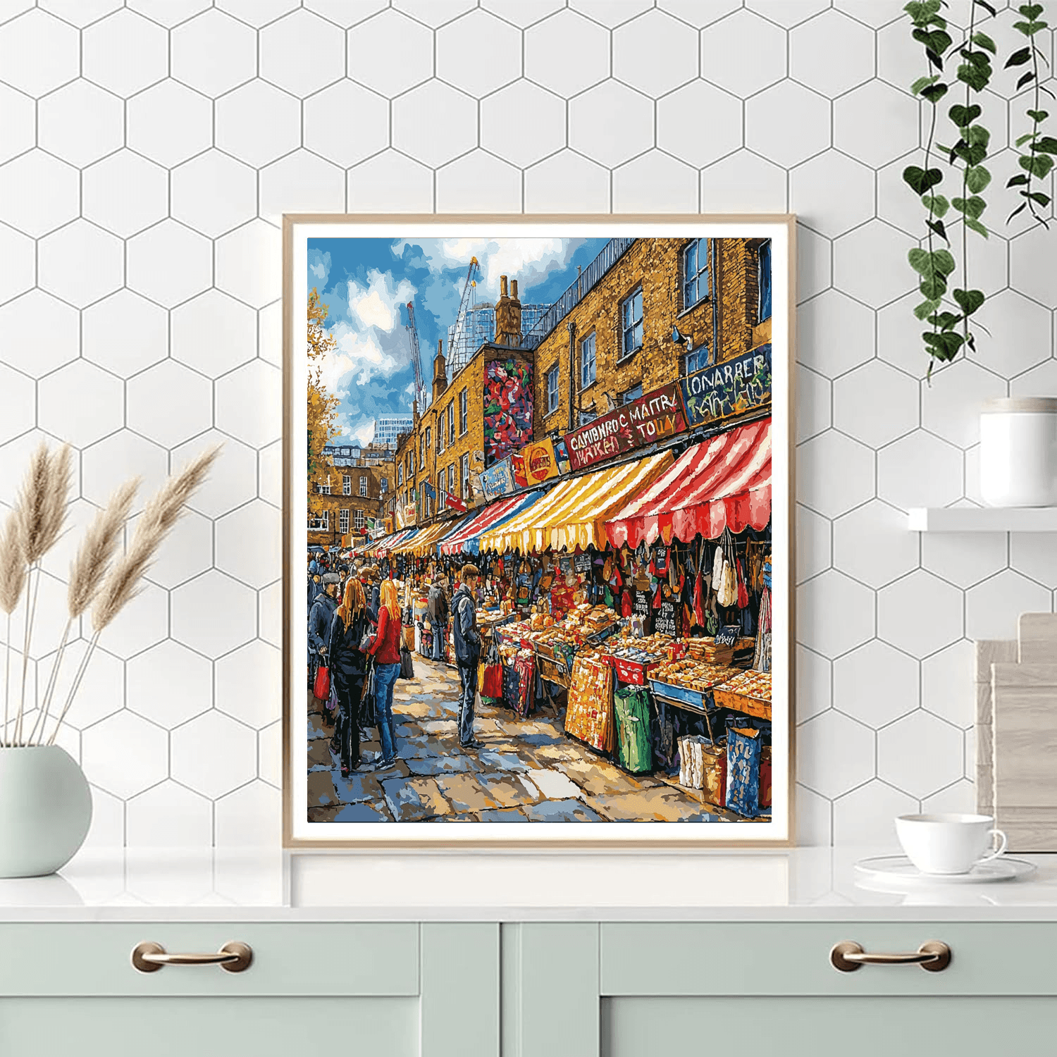 Camden Market - London Painting Number Kit