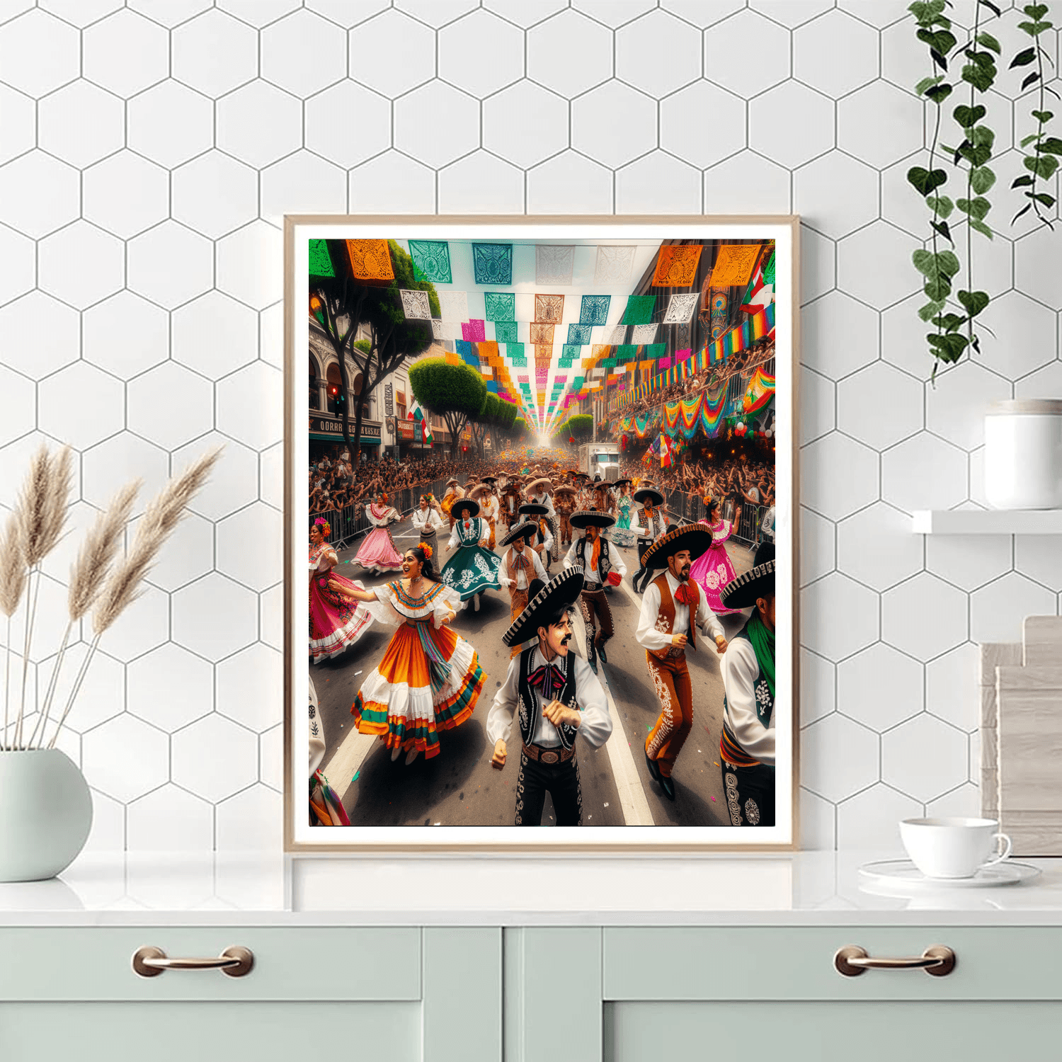 Cinco De Mayo - Mexico Number Painting