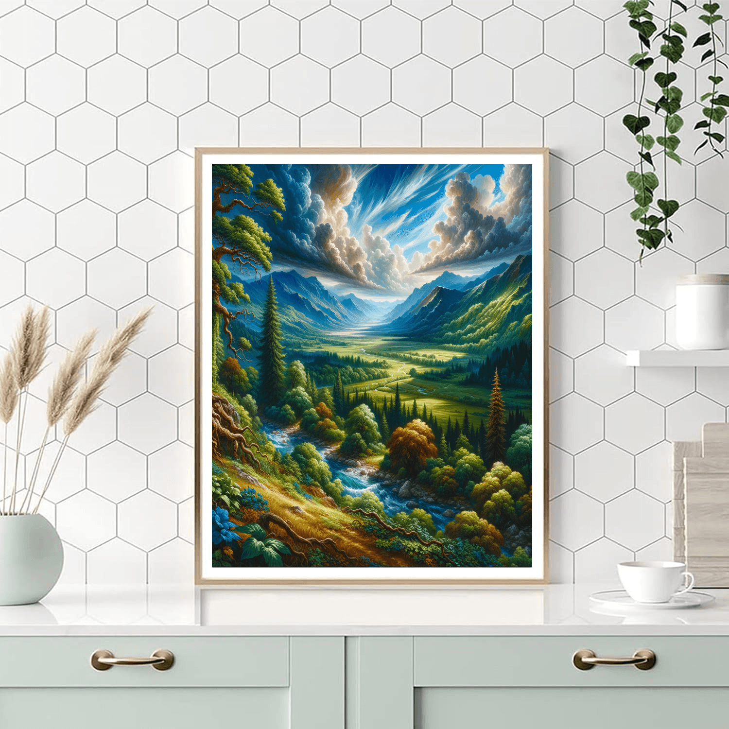 Majestic Landscapes Numbered Painting Kits