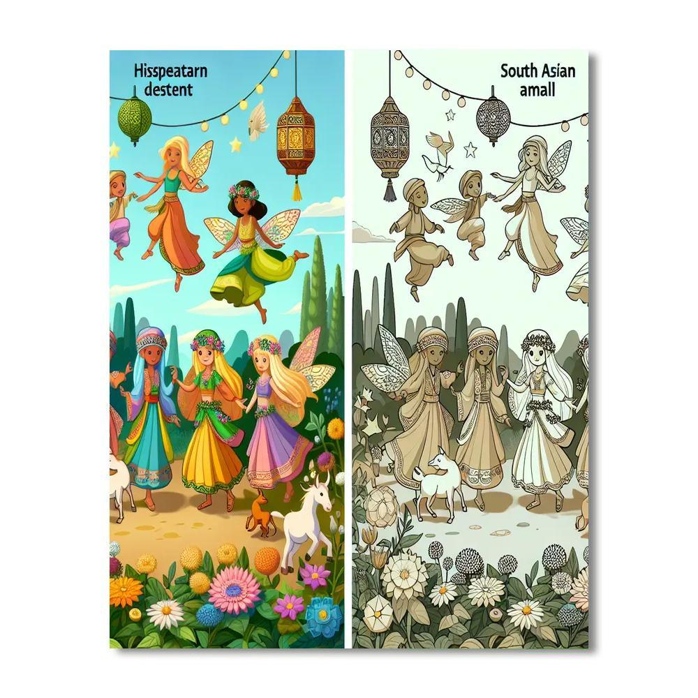 Enchanted Garden Festival Painting By Numbers Kit