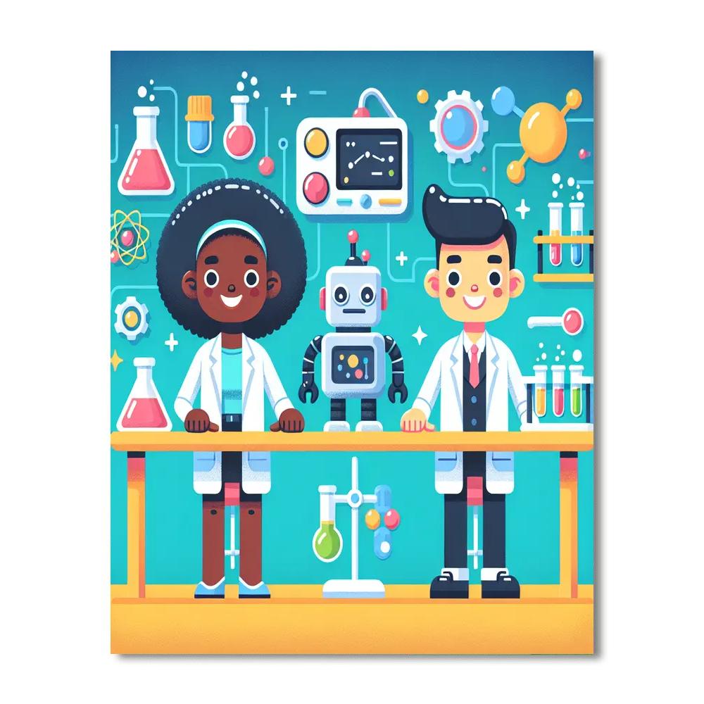 Science Safari Number Painting