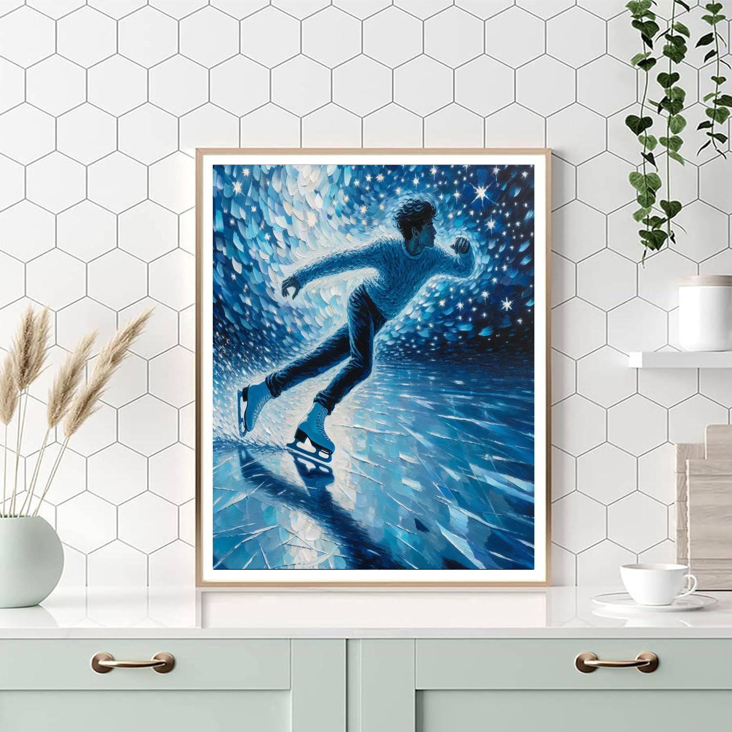 Starry Night Skater Paint By Color