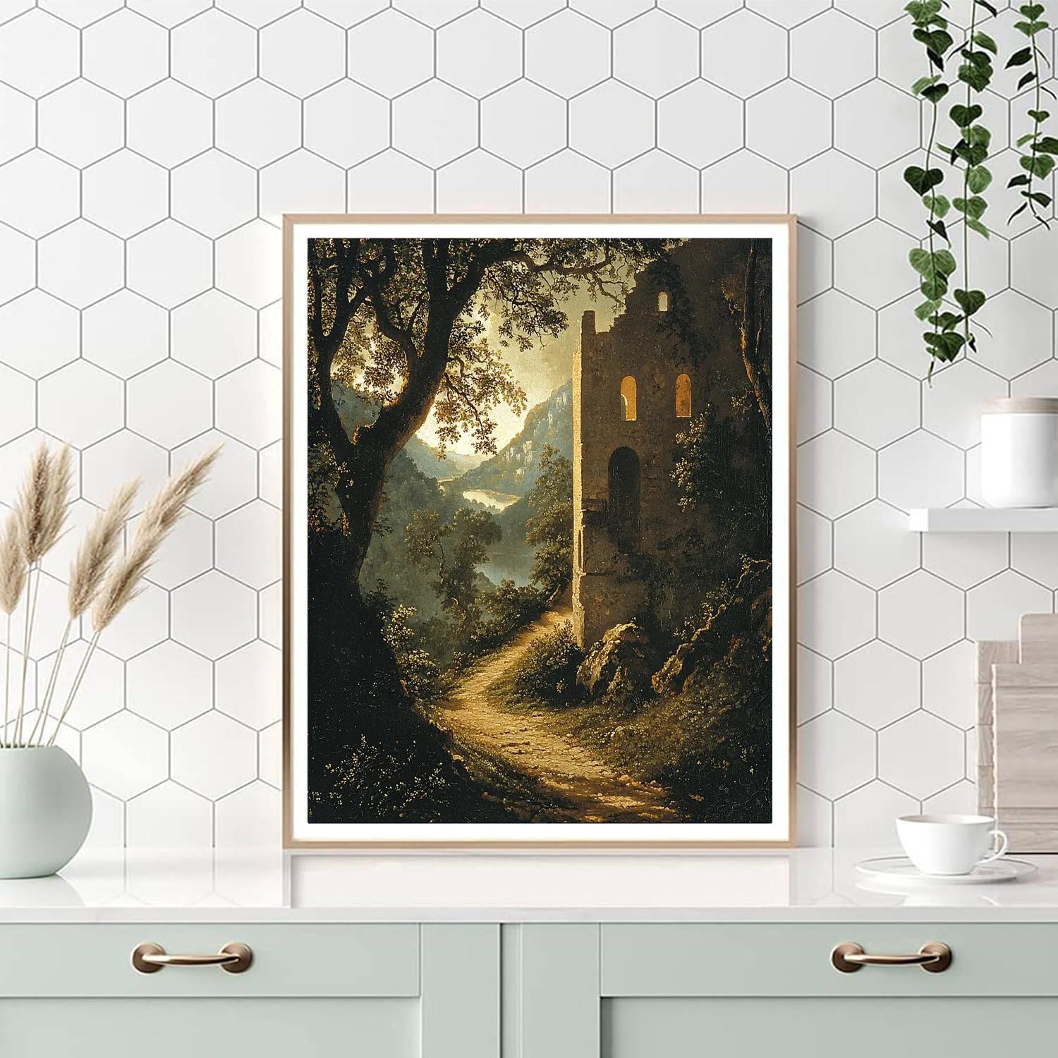 Caravaggio Inspired Veil Of Secrets  Paint By Numbers Art