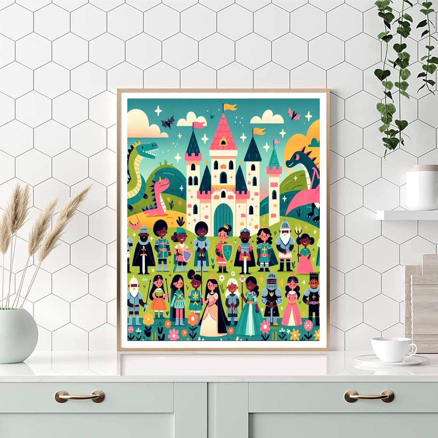 Epic Castle Adventure Paint By Number