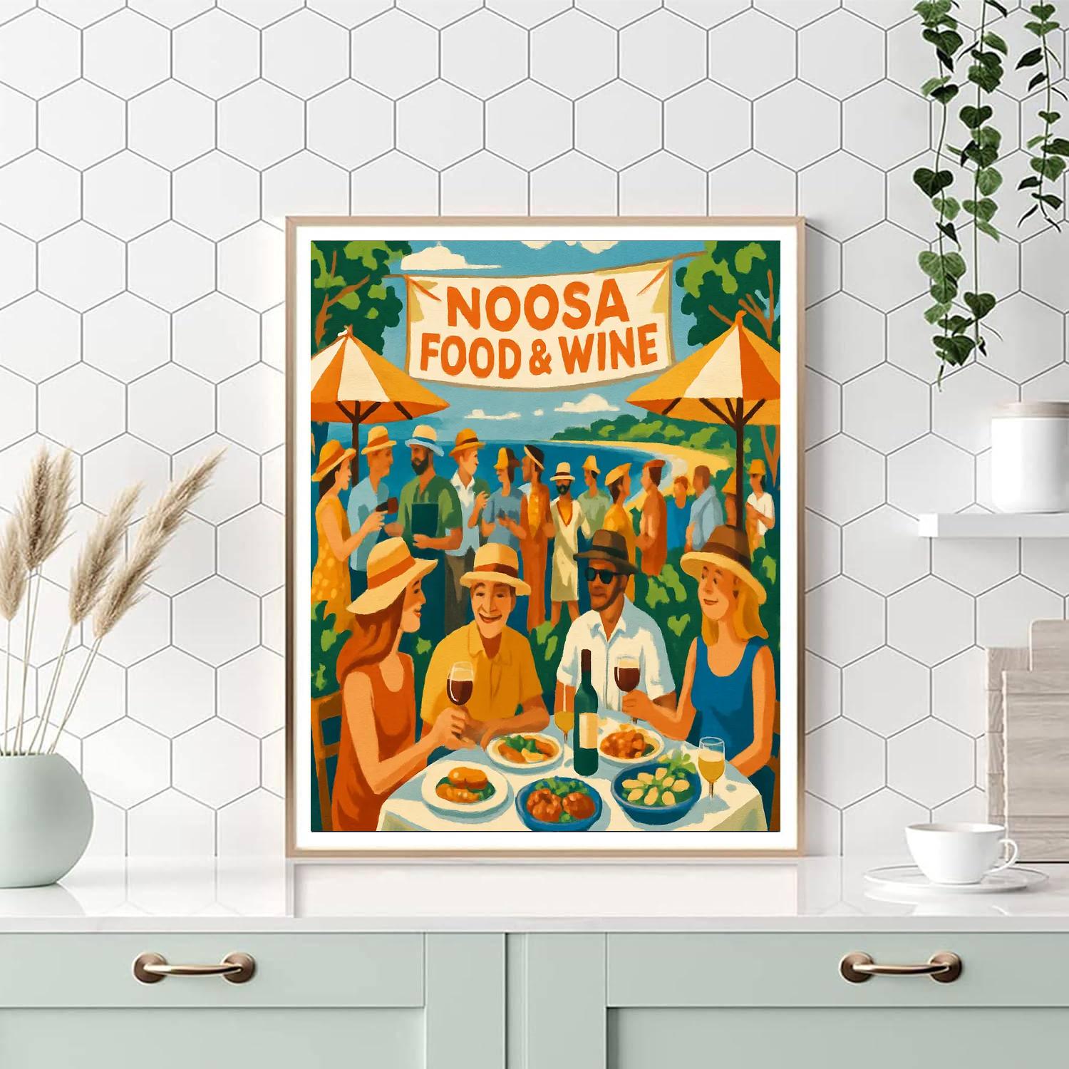 Noosa Food And Wine Festival Painting By Numbers Kit