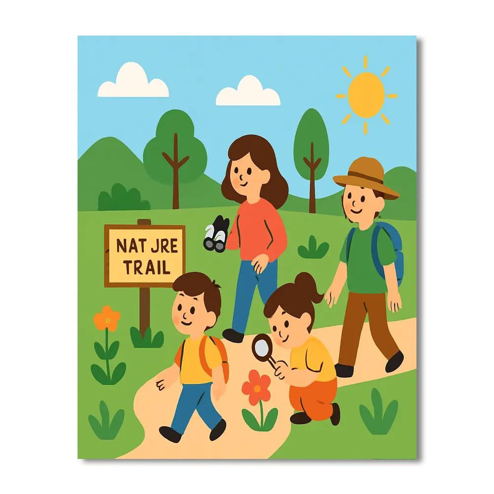 Nature Explorer's Trail Paint By Color