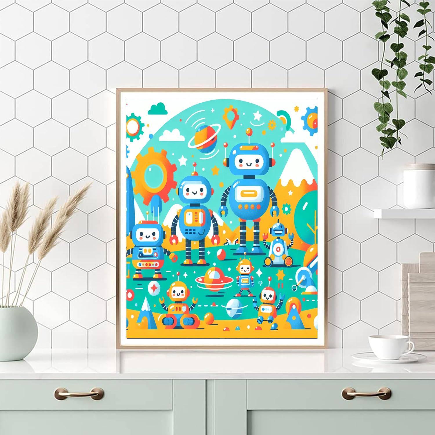 Fantastic Robot Adventures Paint By Numbers Kits