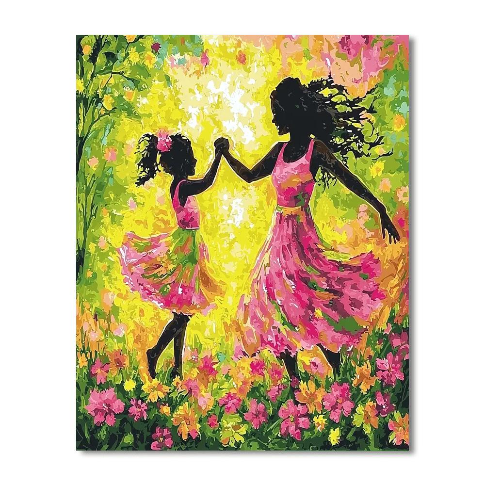 Mothers And Daughters In Harmony DIY Paint By Numbers
