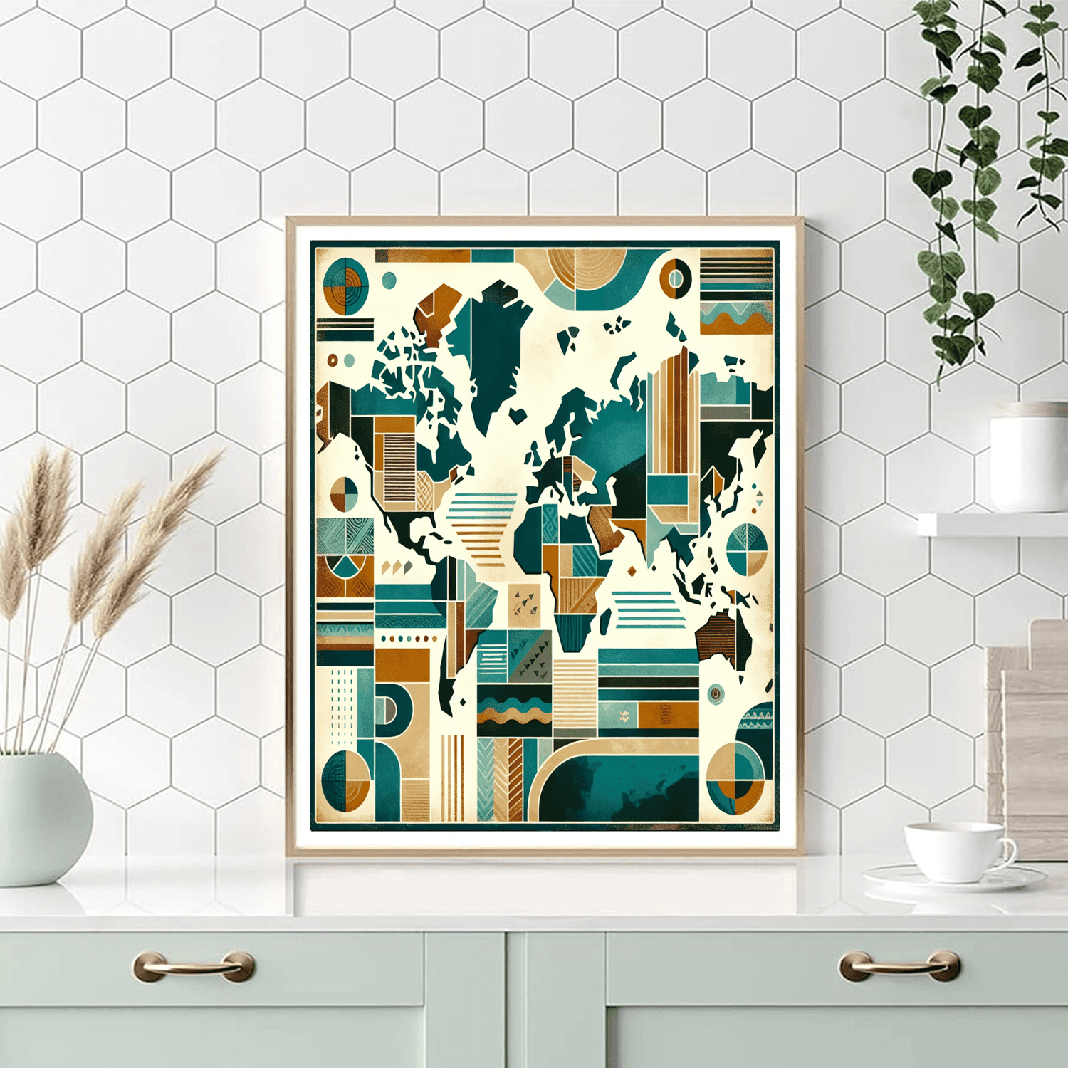 World Map Adventure DIY Paint By Numbers