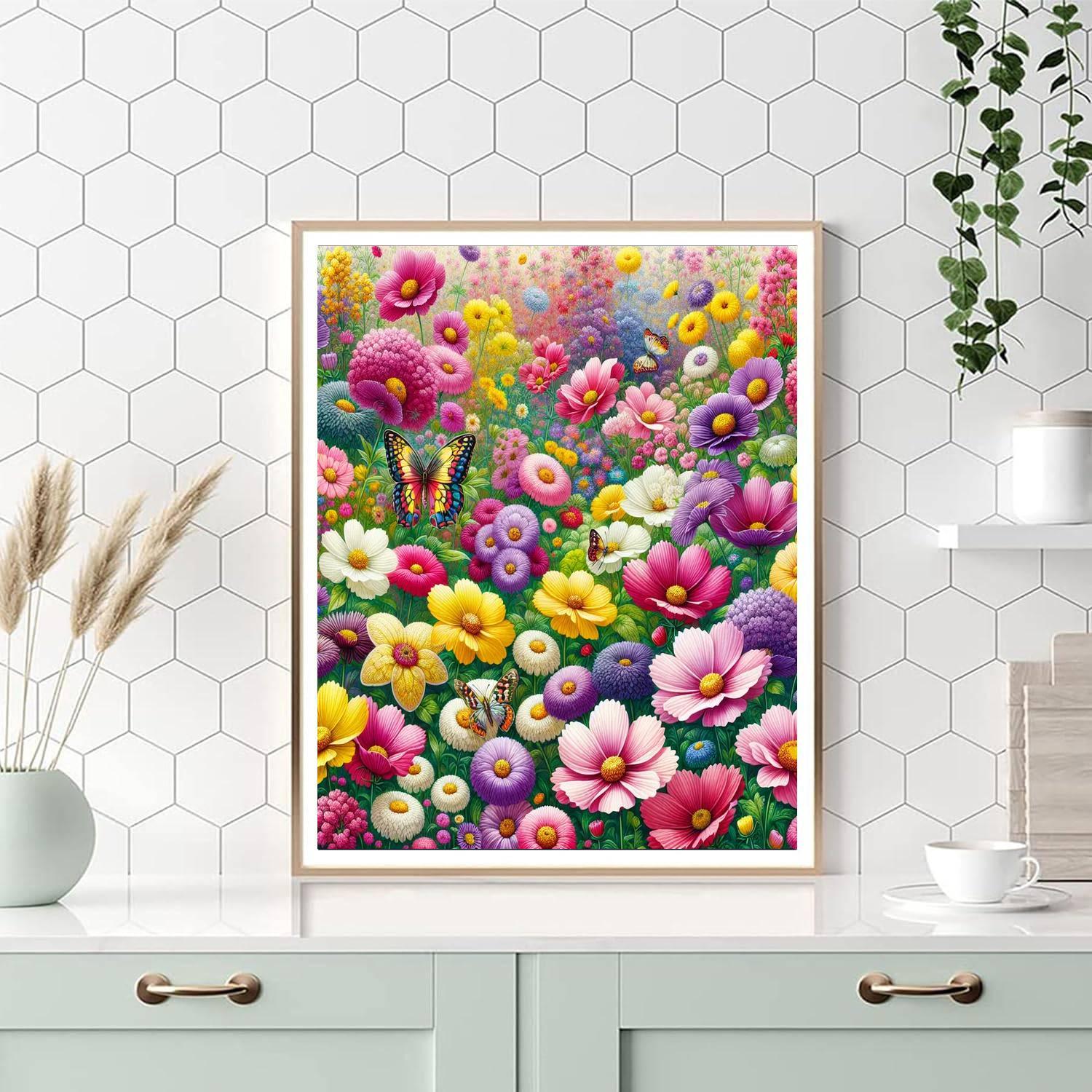 Vibrant Garden Melody Paint By Number