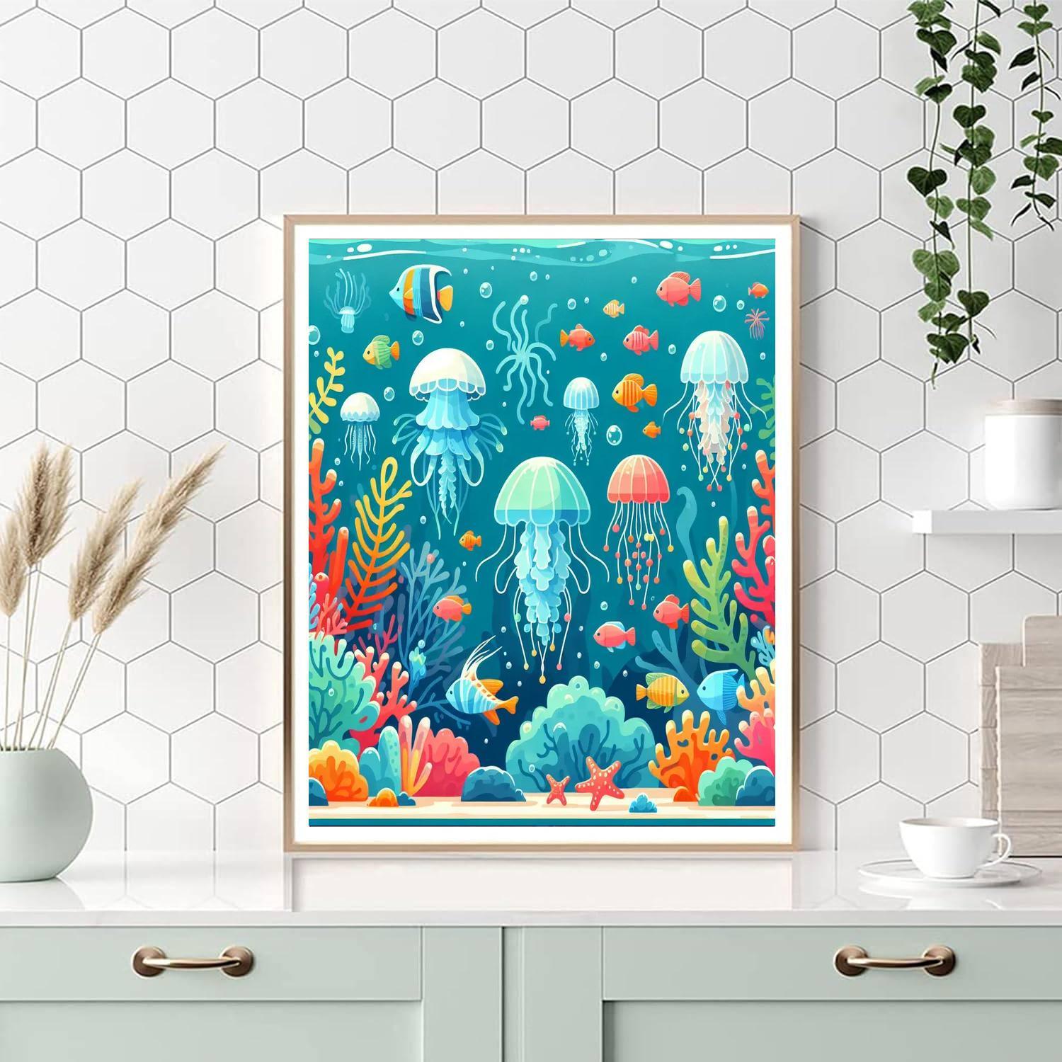 Jazzy Jellyfish Jubilee Paint By Number