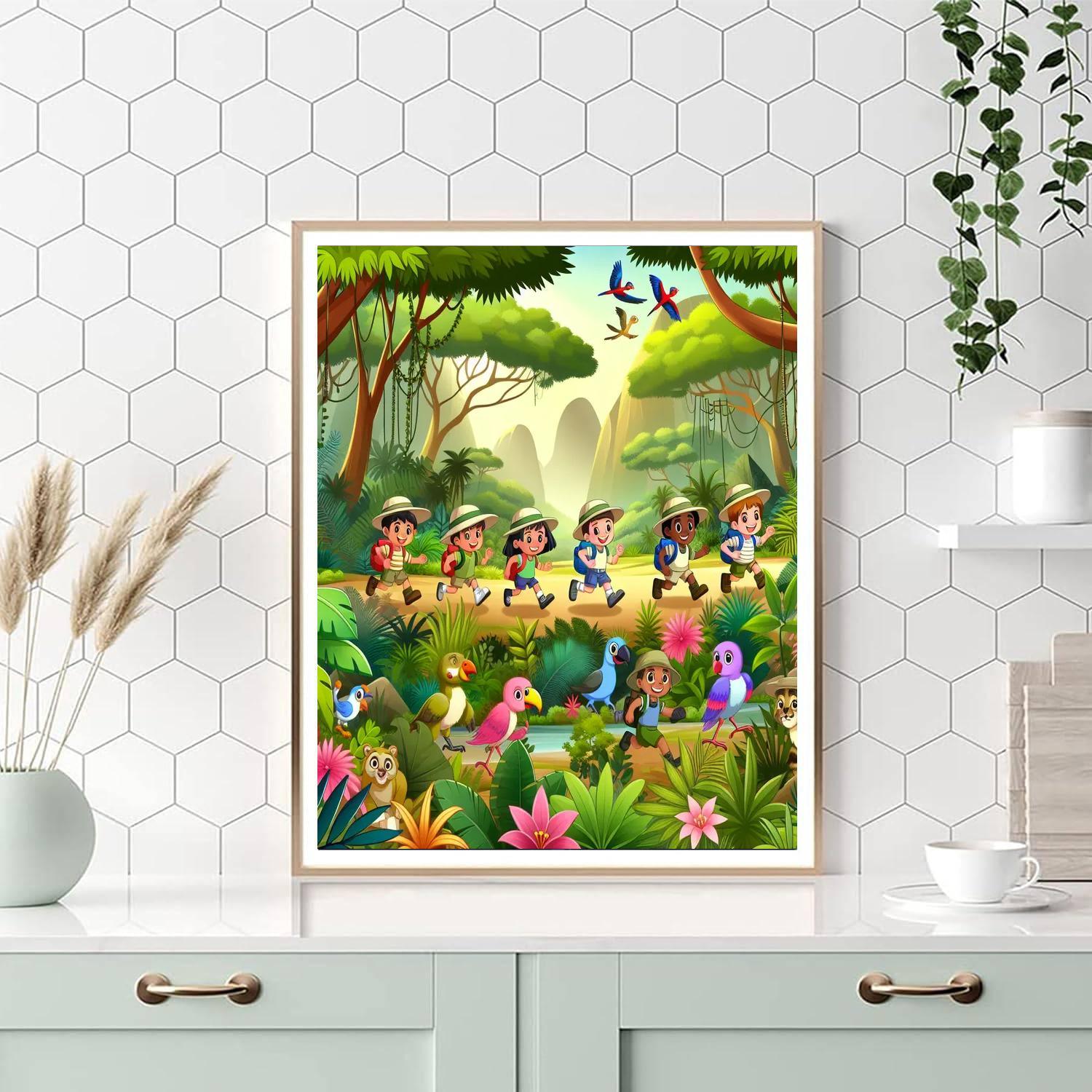 Exciting Explorer Painting Number Kit