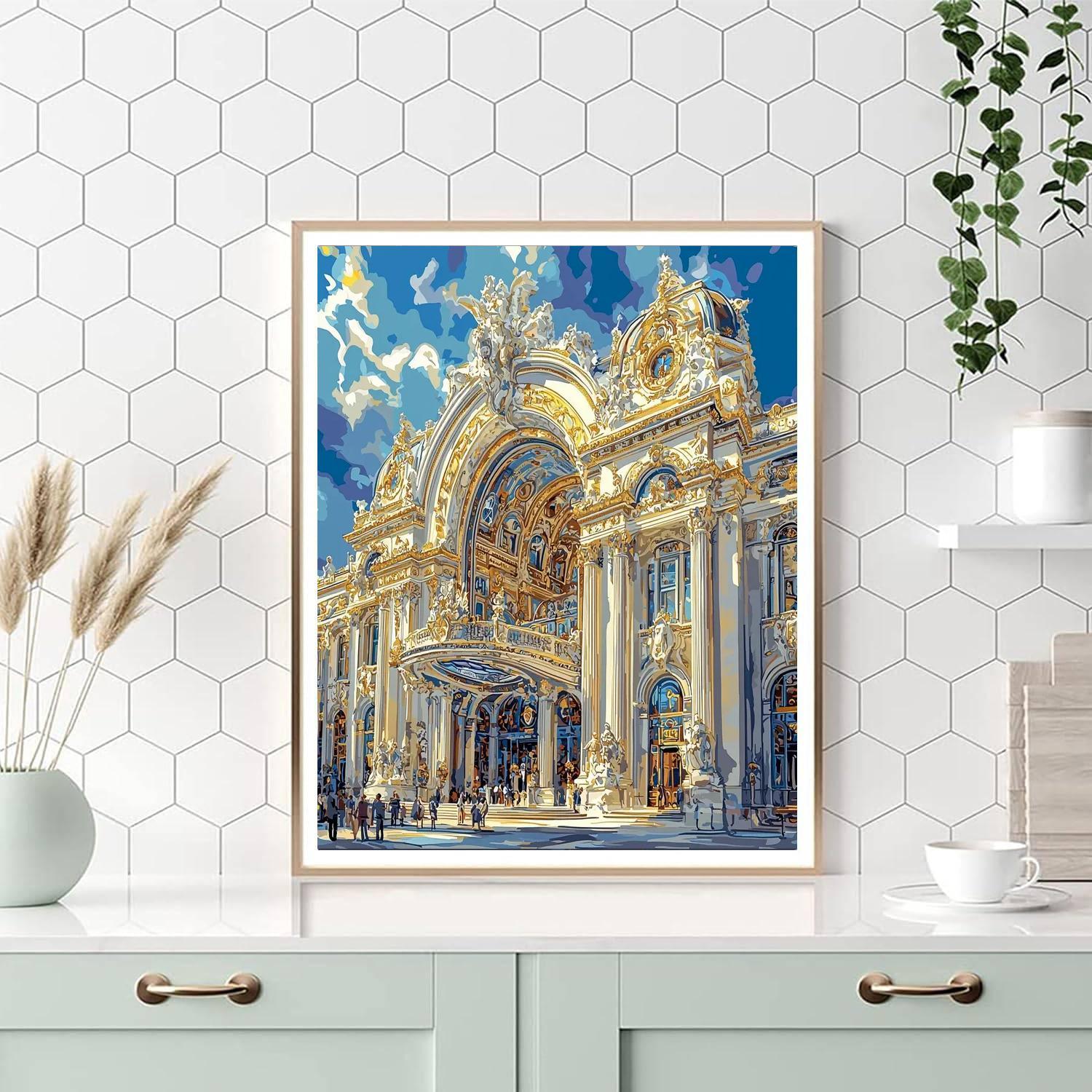 Palacio De Bellas Artes - Mexico City Paint By Number