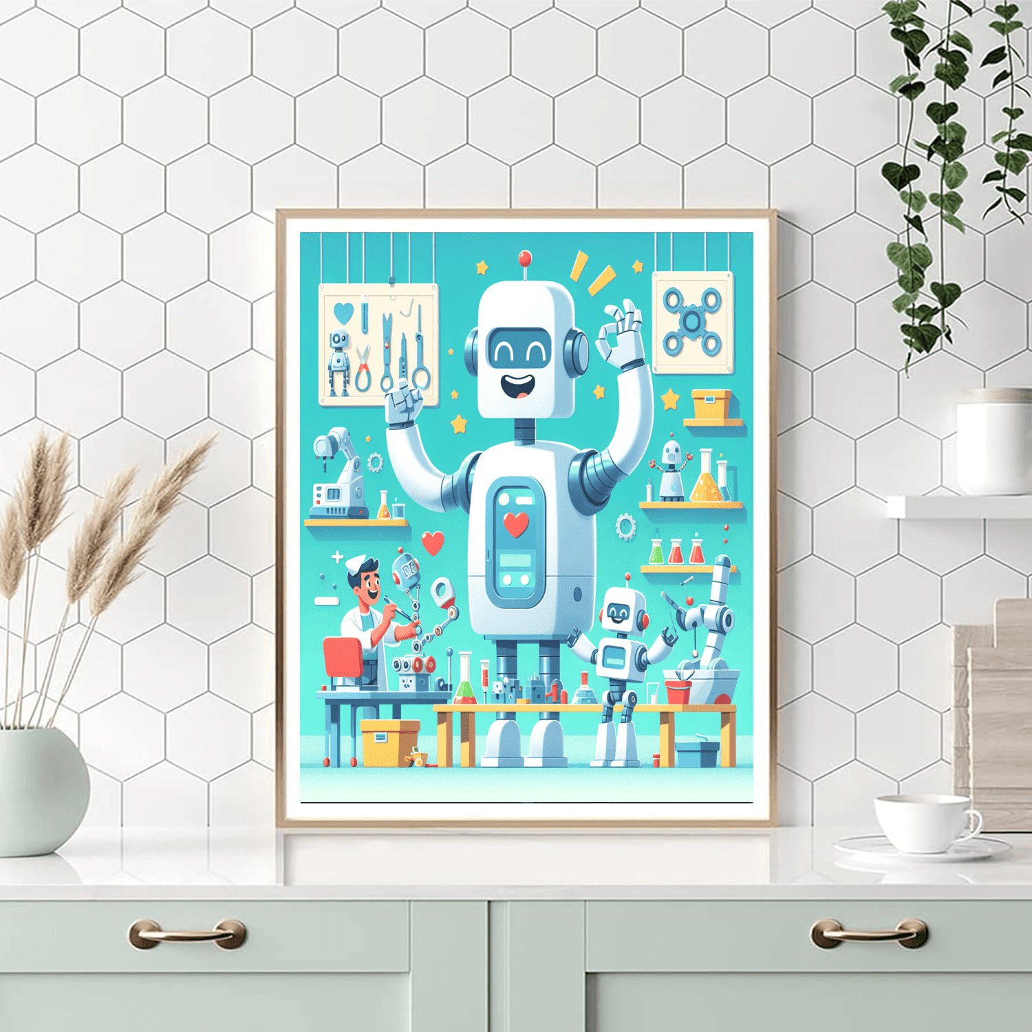 Robotic Innovators Painting By Numbers Kit