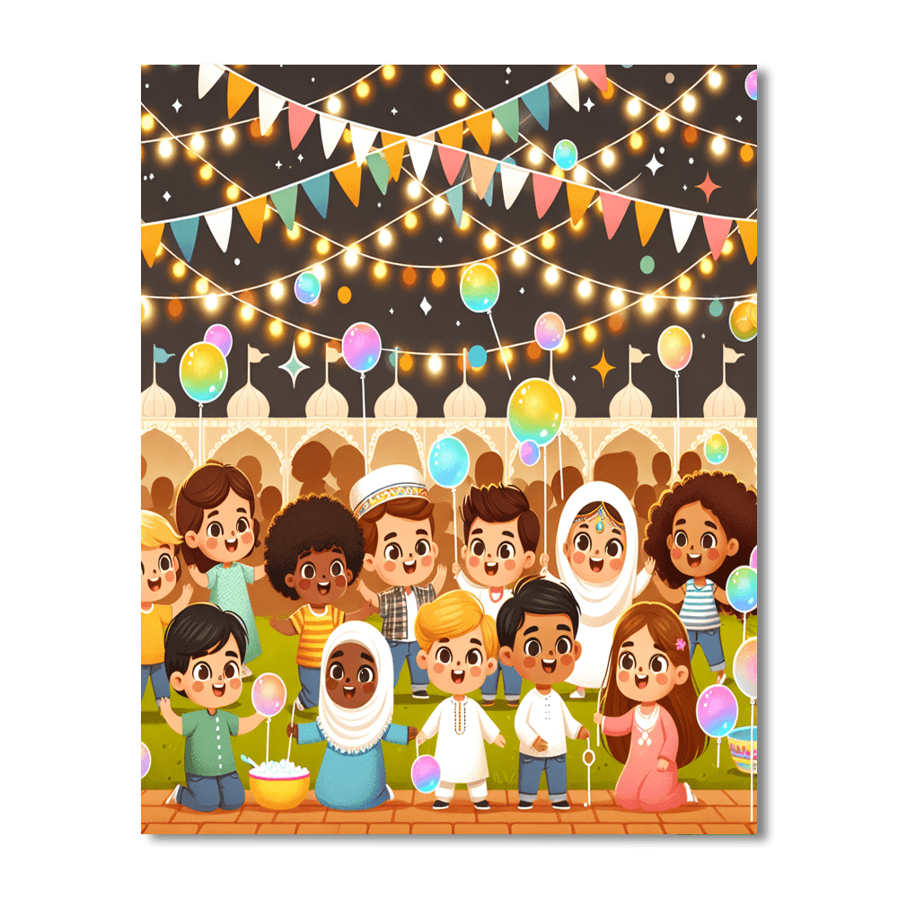 Whimsical Bubble Festival Paint By Color
