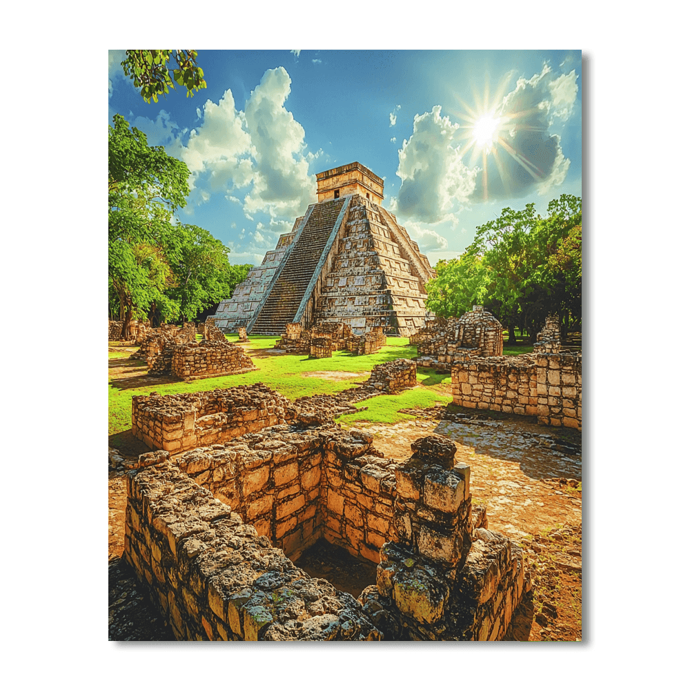 Chichen Itza - Mexico DIY Paint By Numbers