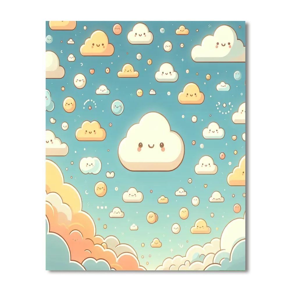 Cloudland Dreams Painting Number Kit