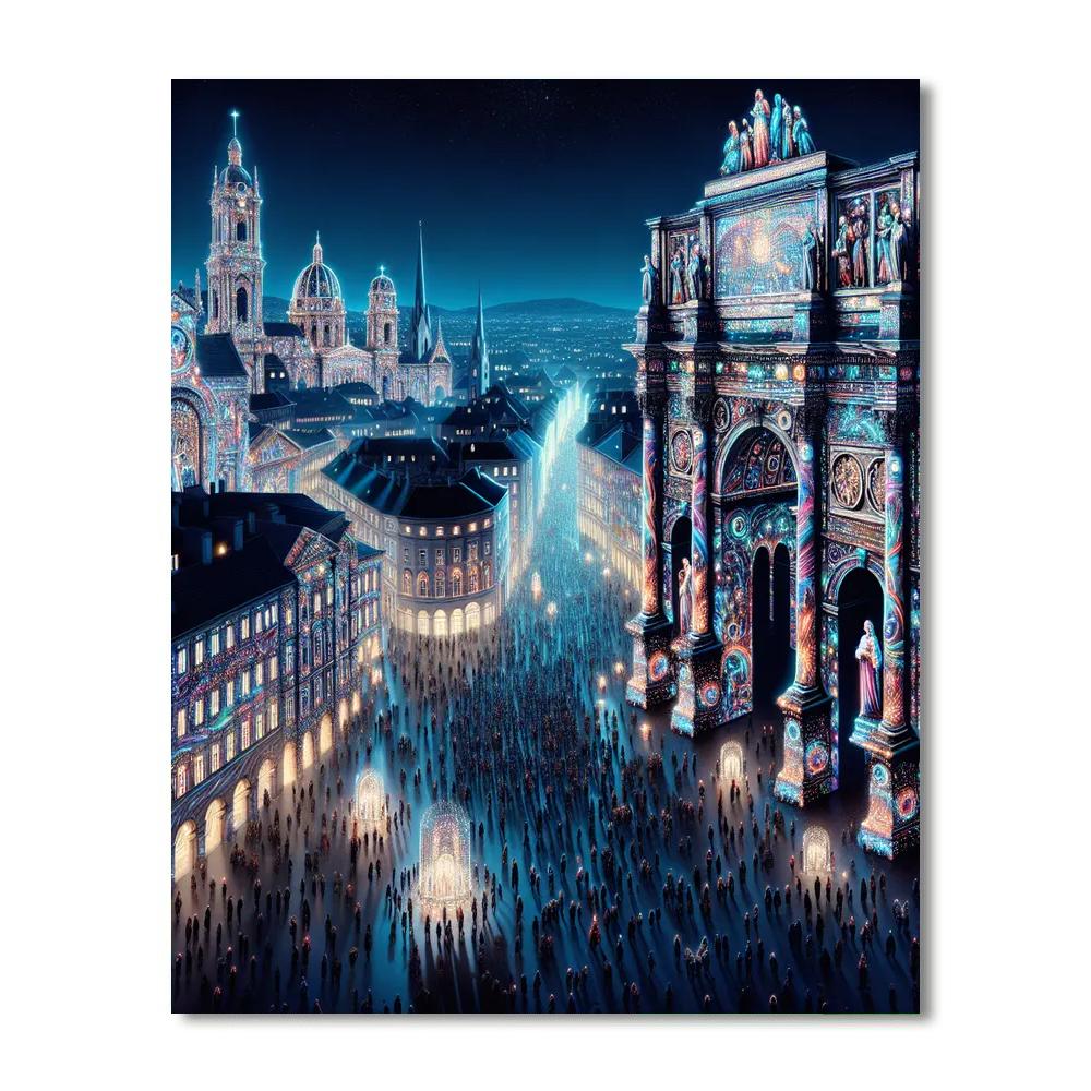 The Festival Of Lights - Berlin Paint By Color