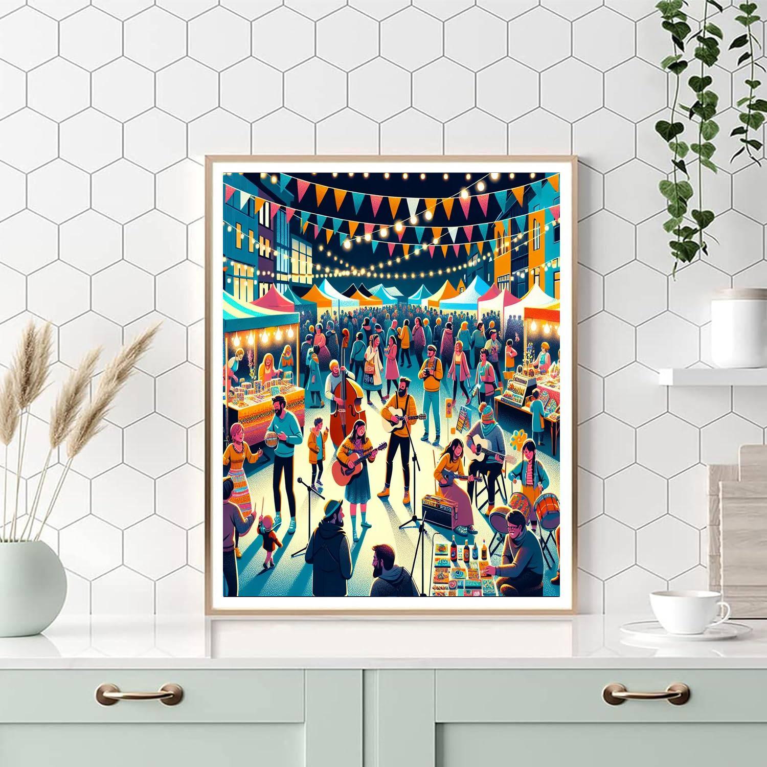 Reykjavik Culture Night - Reykjavik DIY Paint By Numbers