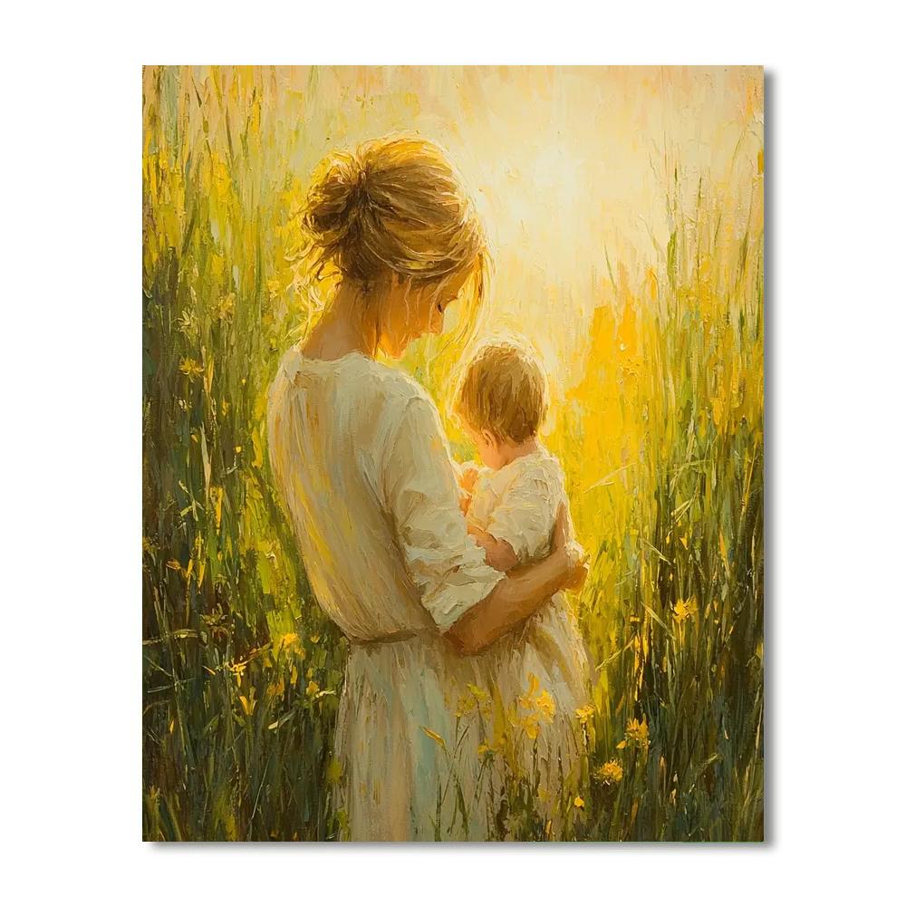 Radiant Motherhood Painting By Numbers Kit