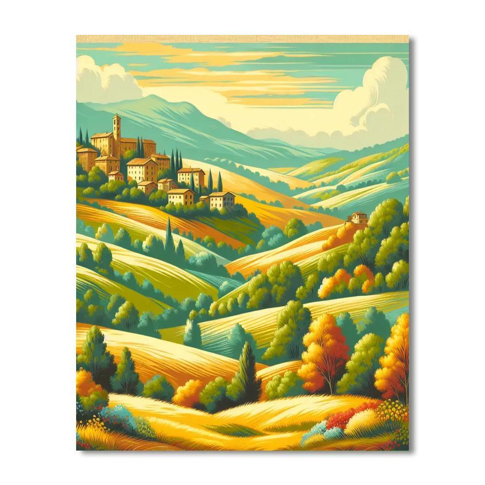 Italy's Timeless Charm Paint By Numbers Kits