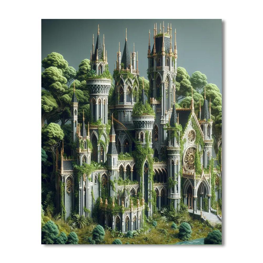 Castle Majesty Numbered Painting Kits