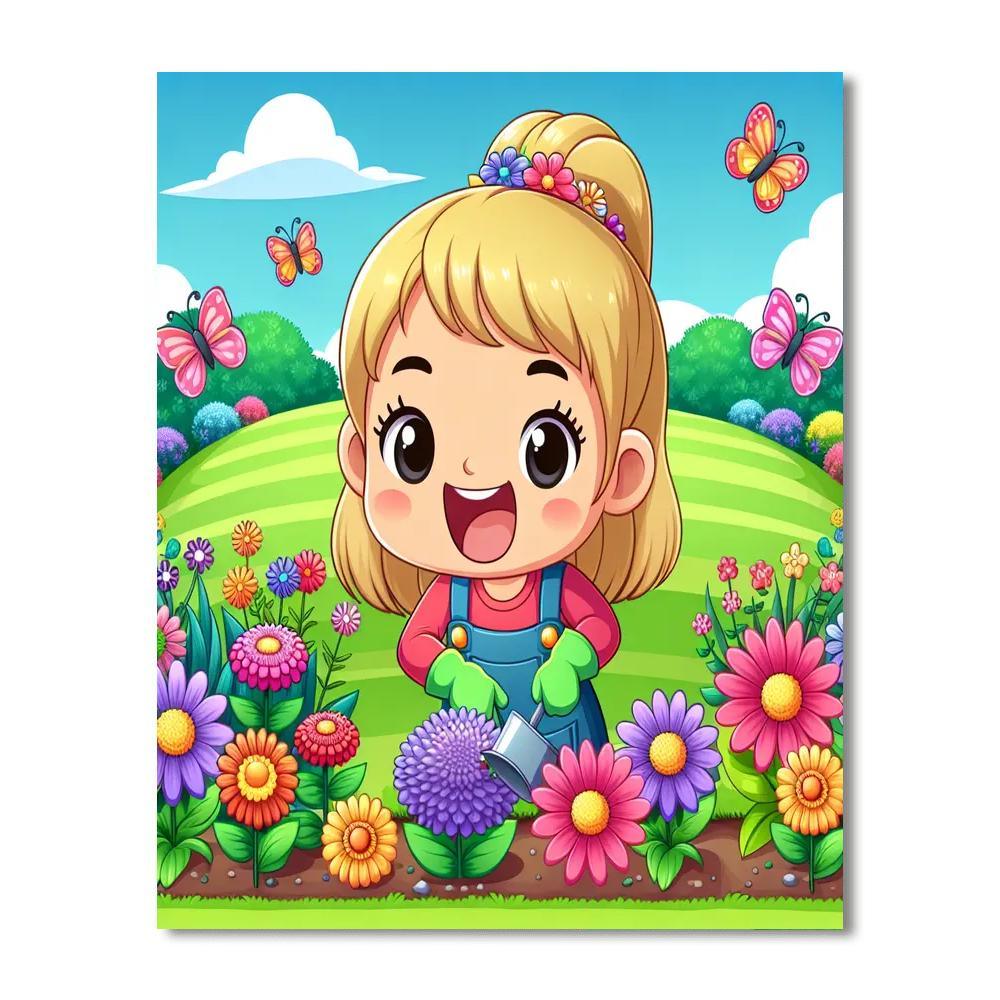 Little Gardener Paint By Number
