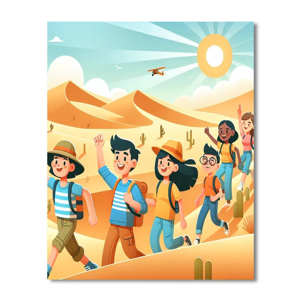 Exploring Desert Dunes Painting By Numbers Kit