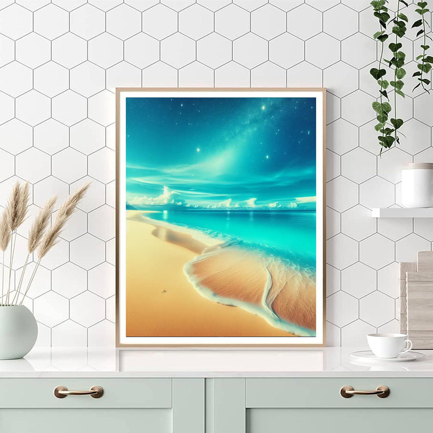 Secluded Beach Escape Painting By Numbers Kit