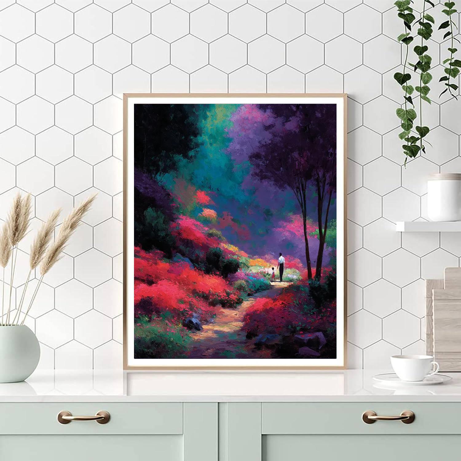 Blossoms Of Serenity Paint By Numbers Kits