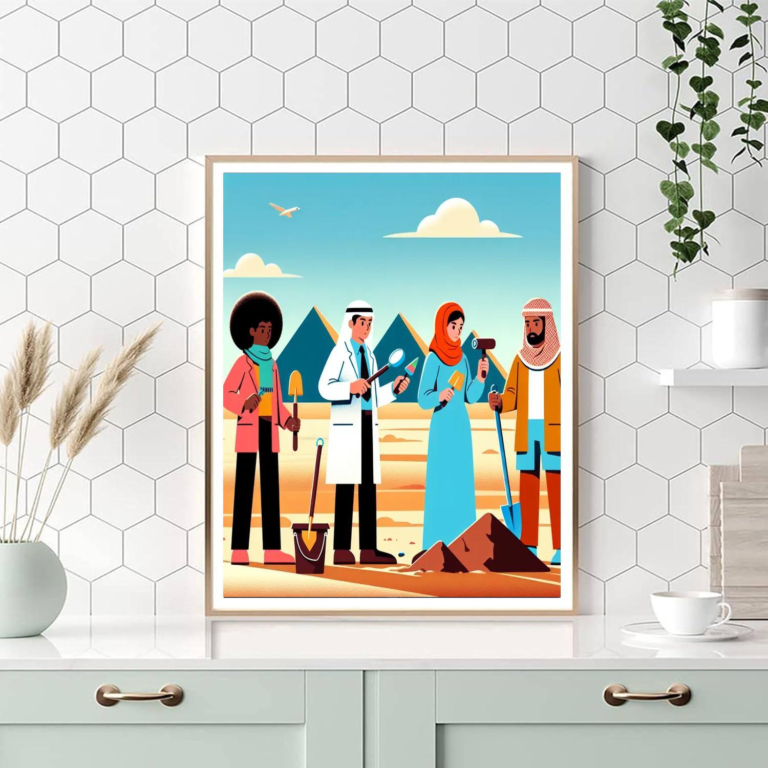 Articulate Archeologists Paint By Color
