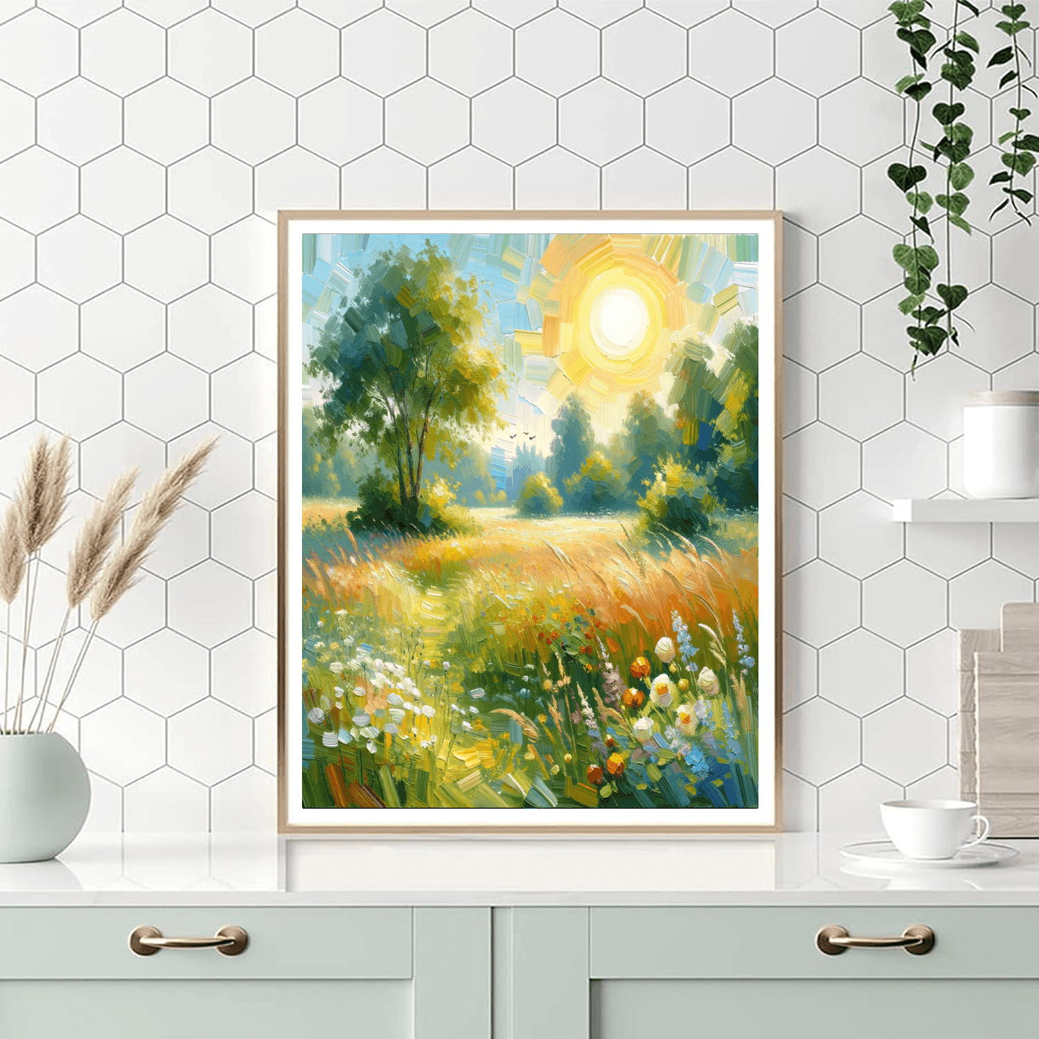 Summer Field Lullaby DIY Paint By Numbers