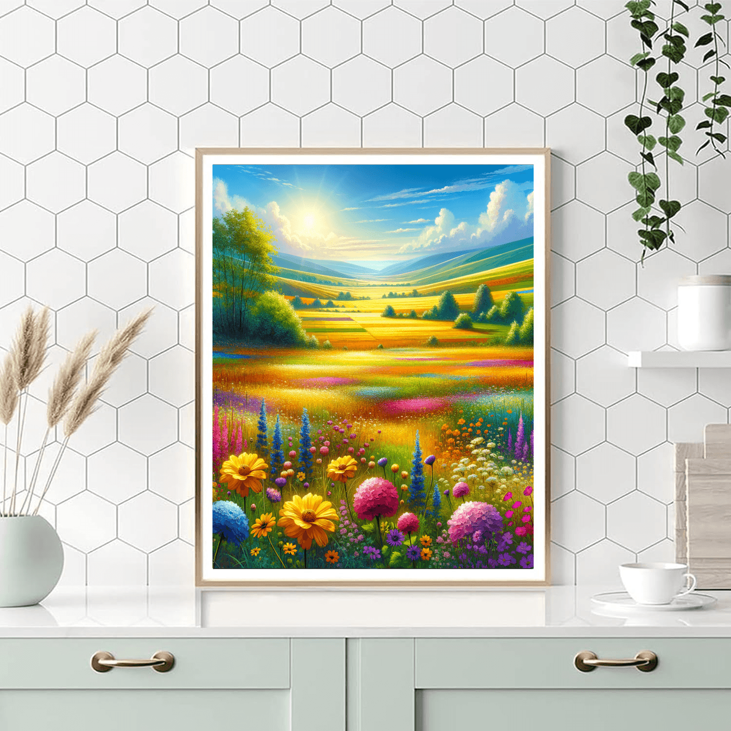 Summer In The Countryside DIY Paint By Numbers