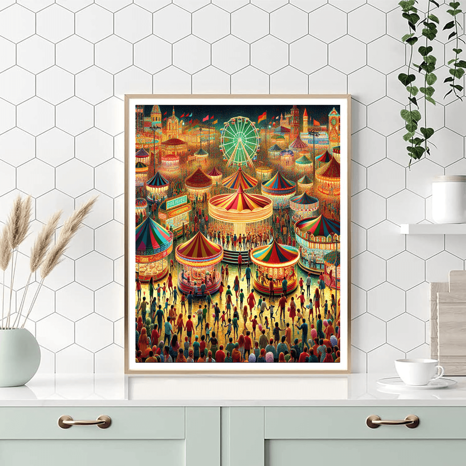 Kaleidoscope Carnival Painting By Numbers Kit