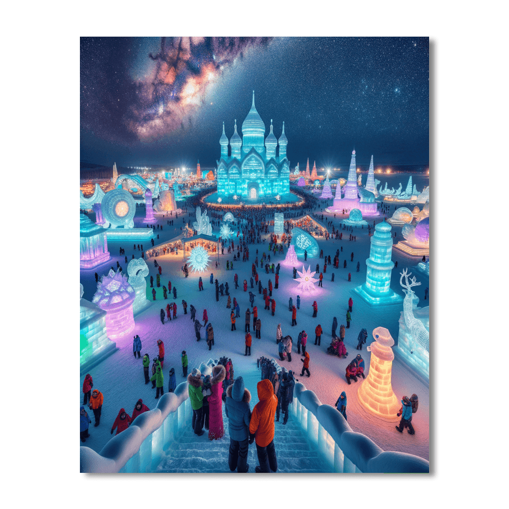 Snow And Ice Festival - China Numbered Painting Kits