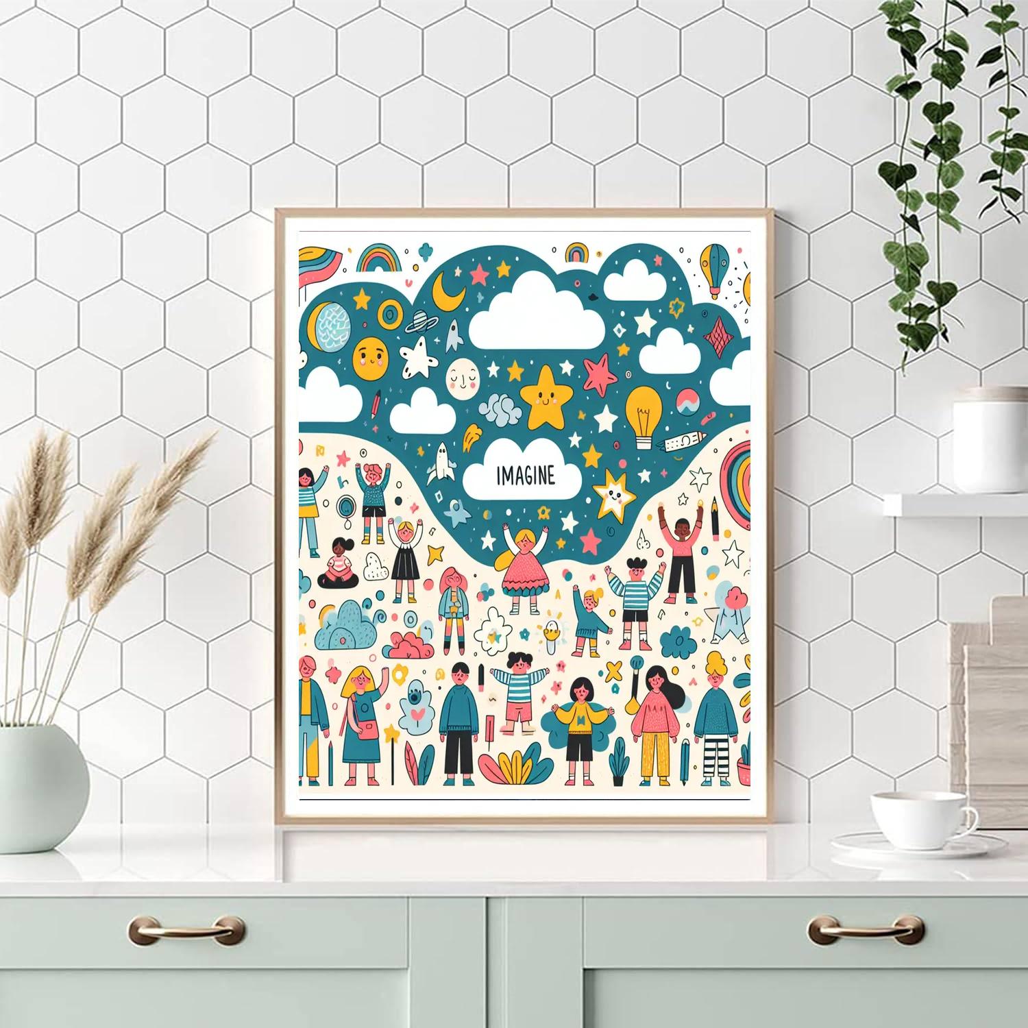 Doodle Dreamland Paint By Numbers