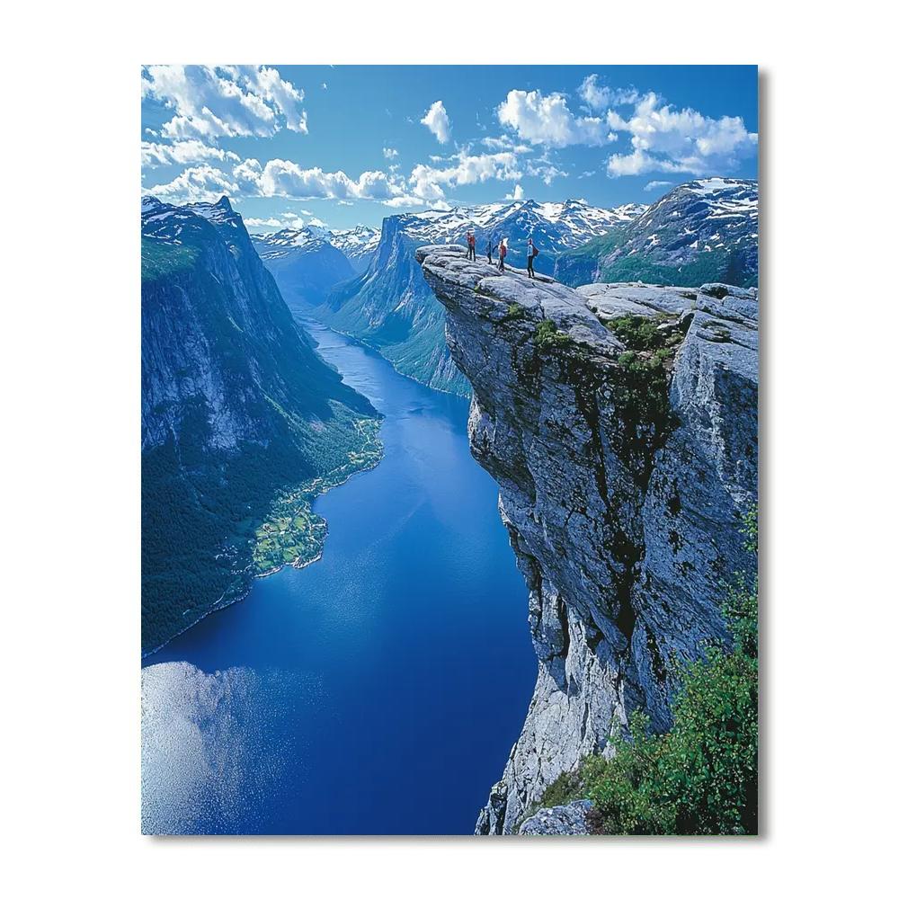 Trolltunga - Vestland Number Painting