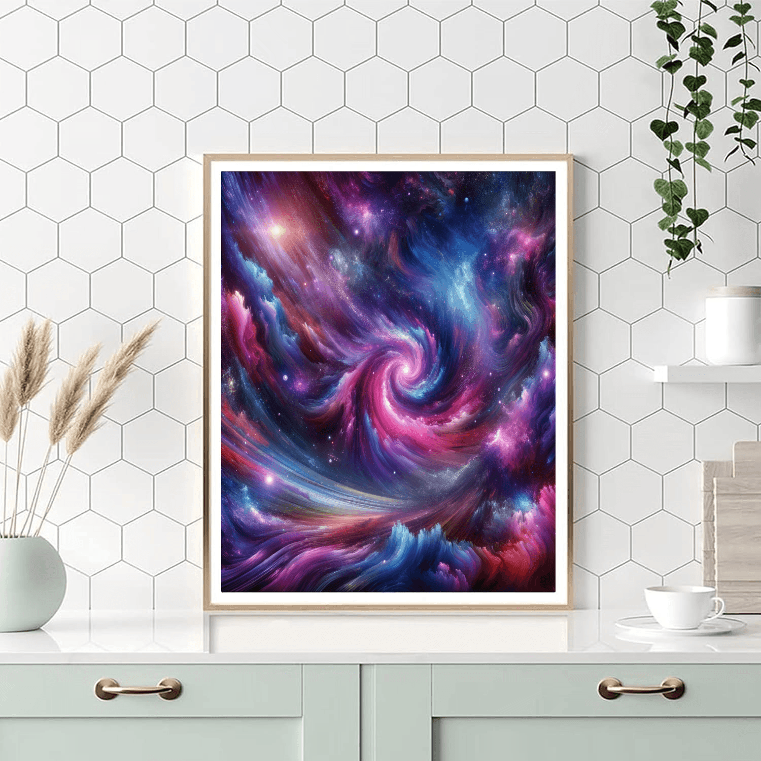 Cosmic Dance Of Colors Paint By Number