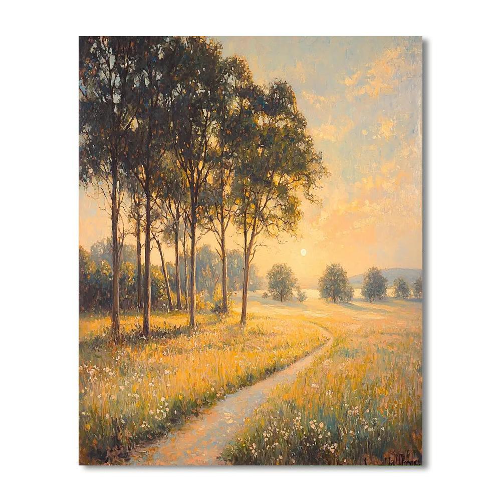 Edgar Degas Inspired Gentle Morning Light  Paint By Numbers