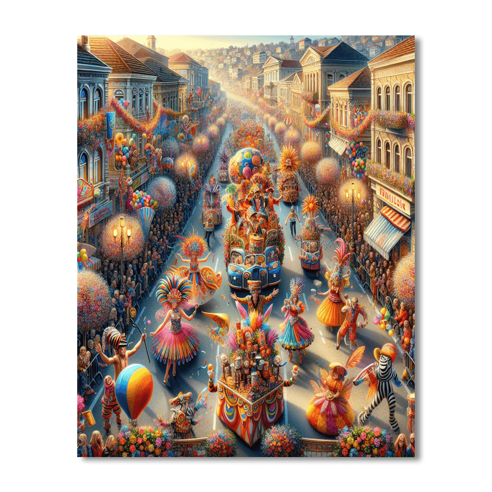 Karnaval - Rijeka, Croatia Painting By Numbers Kit