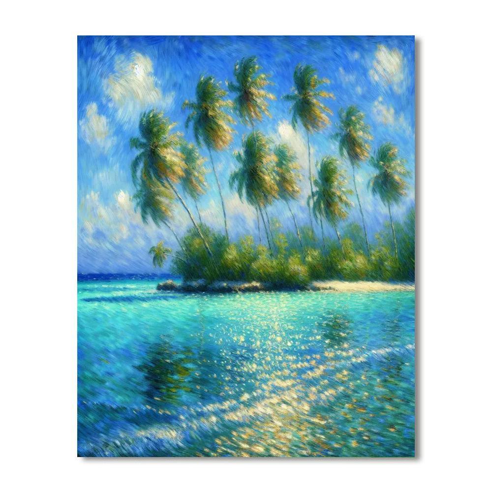 Island Paradise Vision Paint By Numbers Art