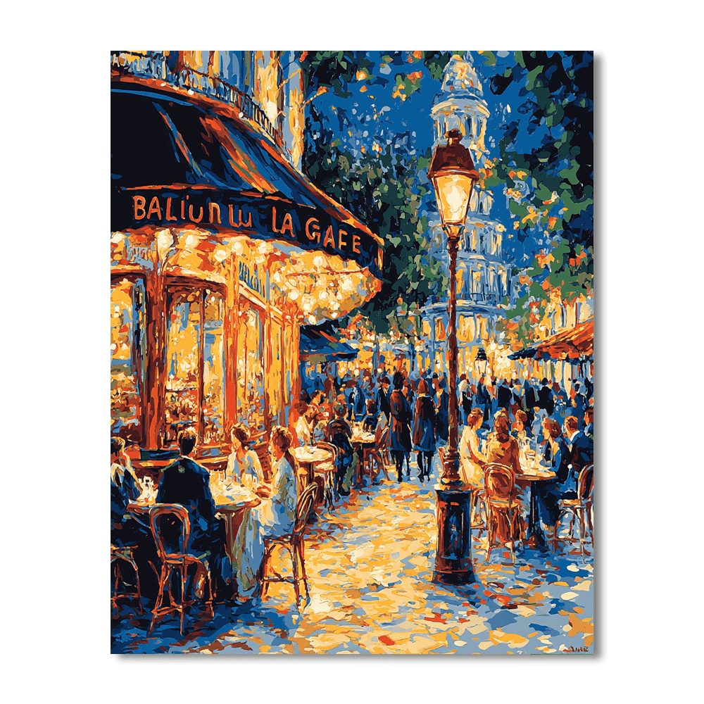 Pierre-Auguste Renoir Inspired Renoir's Cafe Terrace  Paint By Numbers Art
