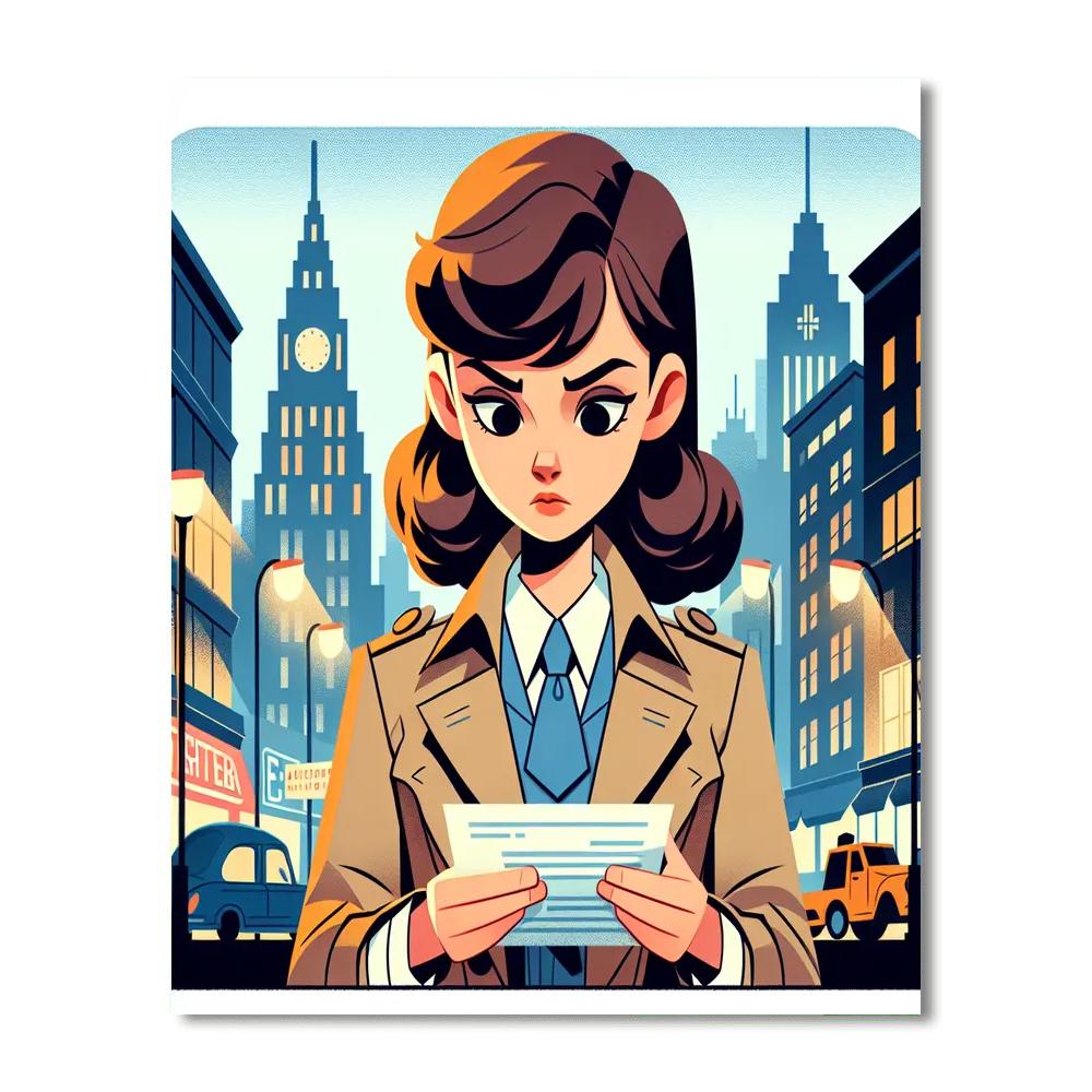 City Detective Mystery Paint By Numbers Kits