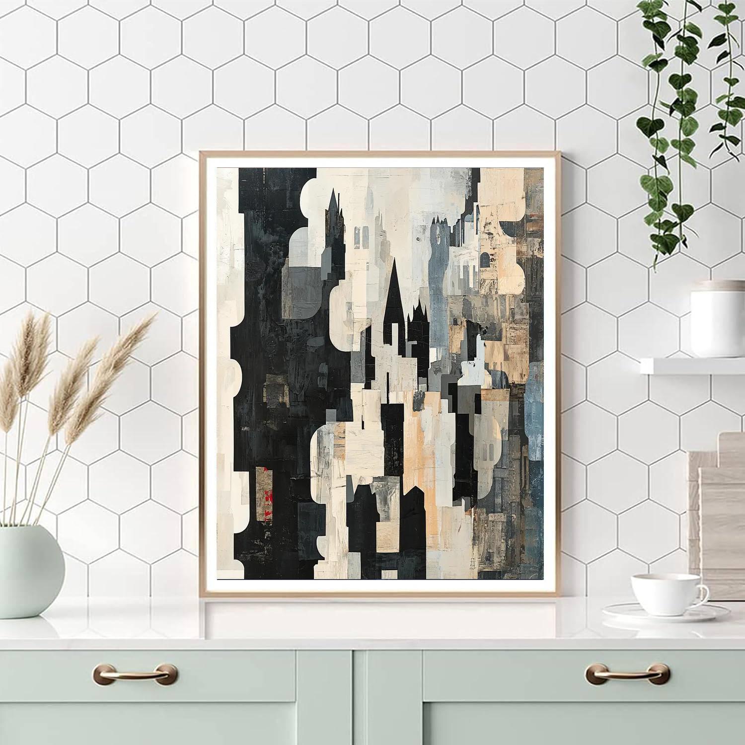 Banksy Inspired In The Shadows Of Giants  Number Painting