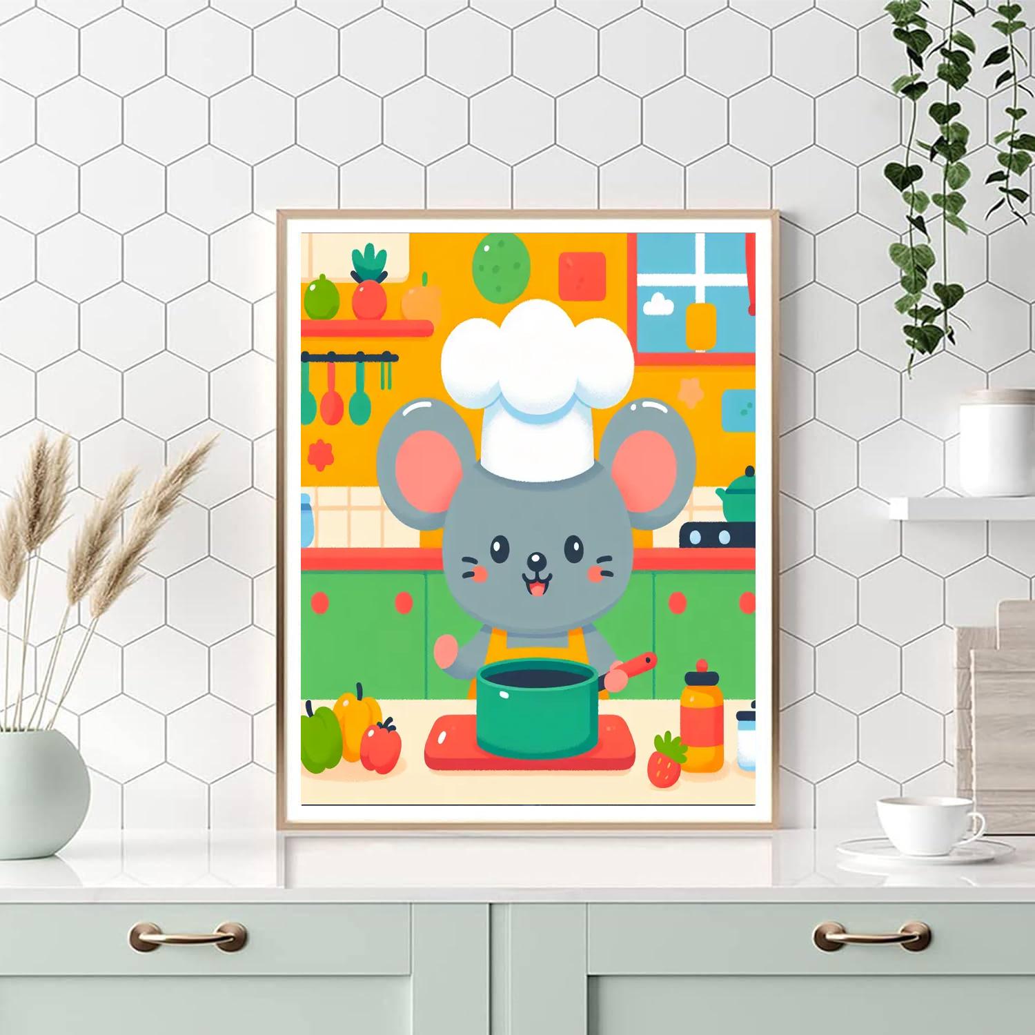 Cheery Little Mouse Numbered Painting Kits