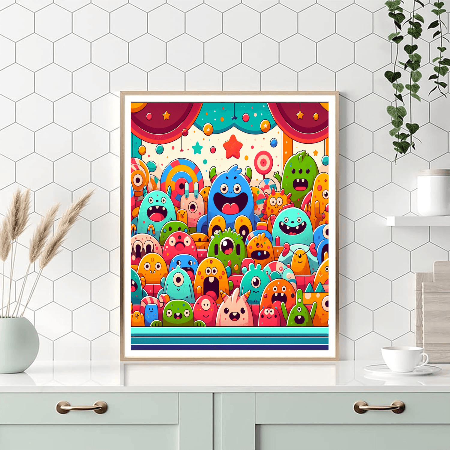 Fantasy Monster Mash Painting Number Kit