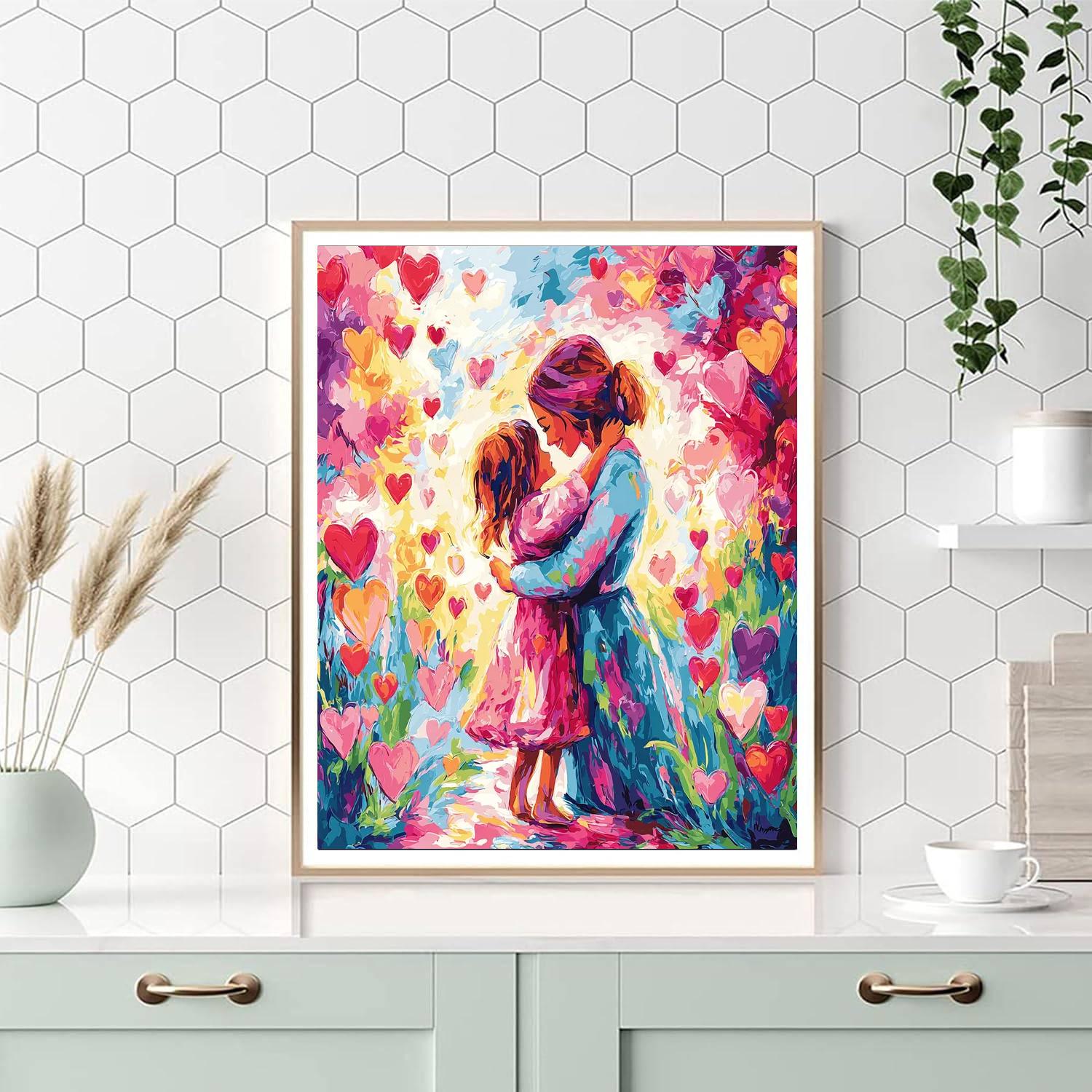 Kisses And Hugs Number Painting