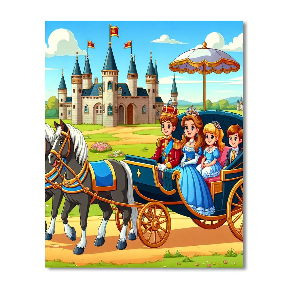 Royal Family Adventure Number Painting